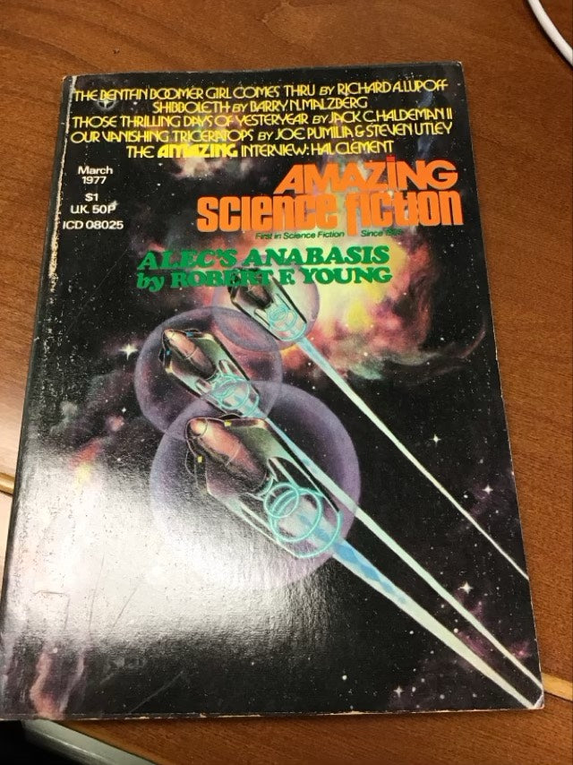 Amazing Science Fiction; March ‘77 by Robert F Young