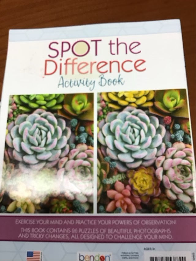 Spot The Difference Activity Book by Unknown