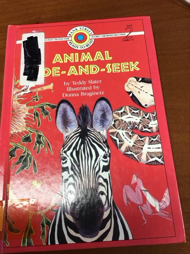 Animal Hide-And-Seek by Teddy Slater *Ex Library Book