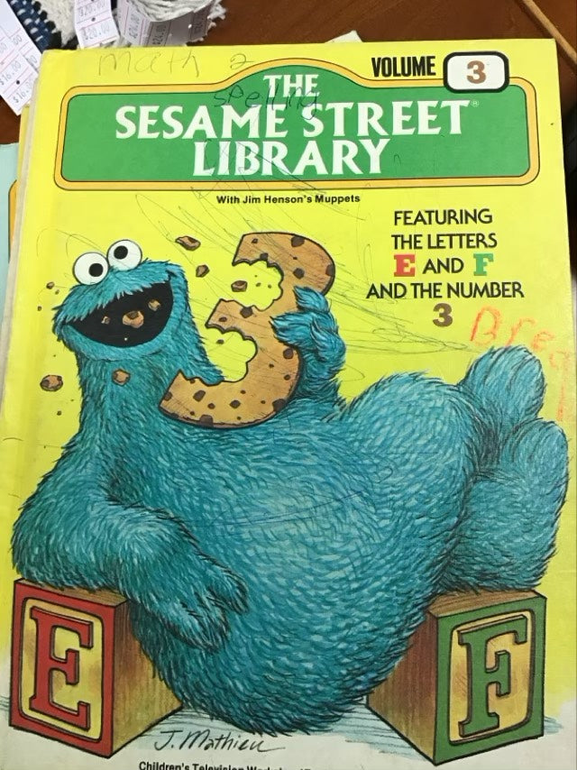 The Sesame Street Library Volume 3; Featuring the letters E and F and the number 3 by Jim Henson