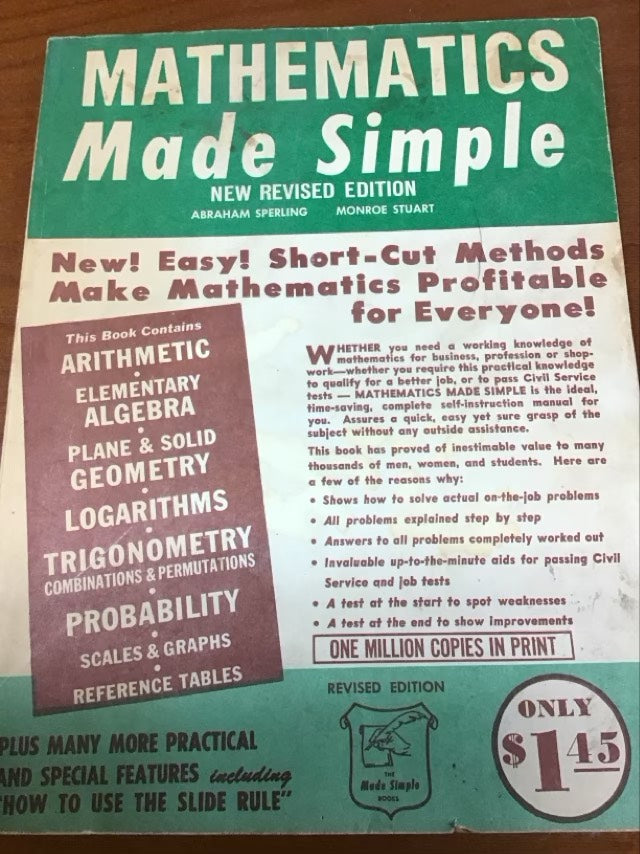 Mathematics Made Simple by Abraham P. Sperling,Monroe Stuart