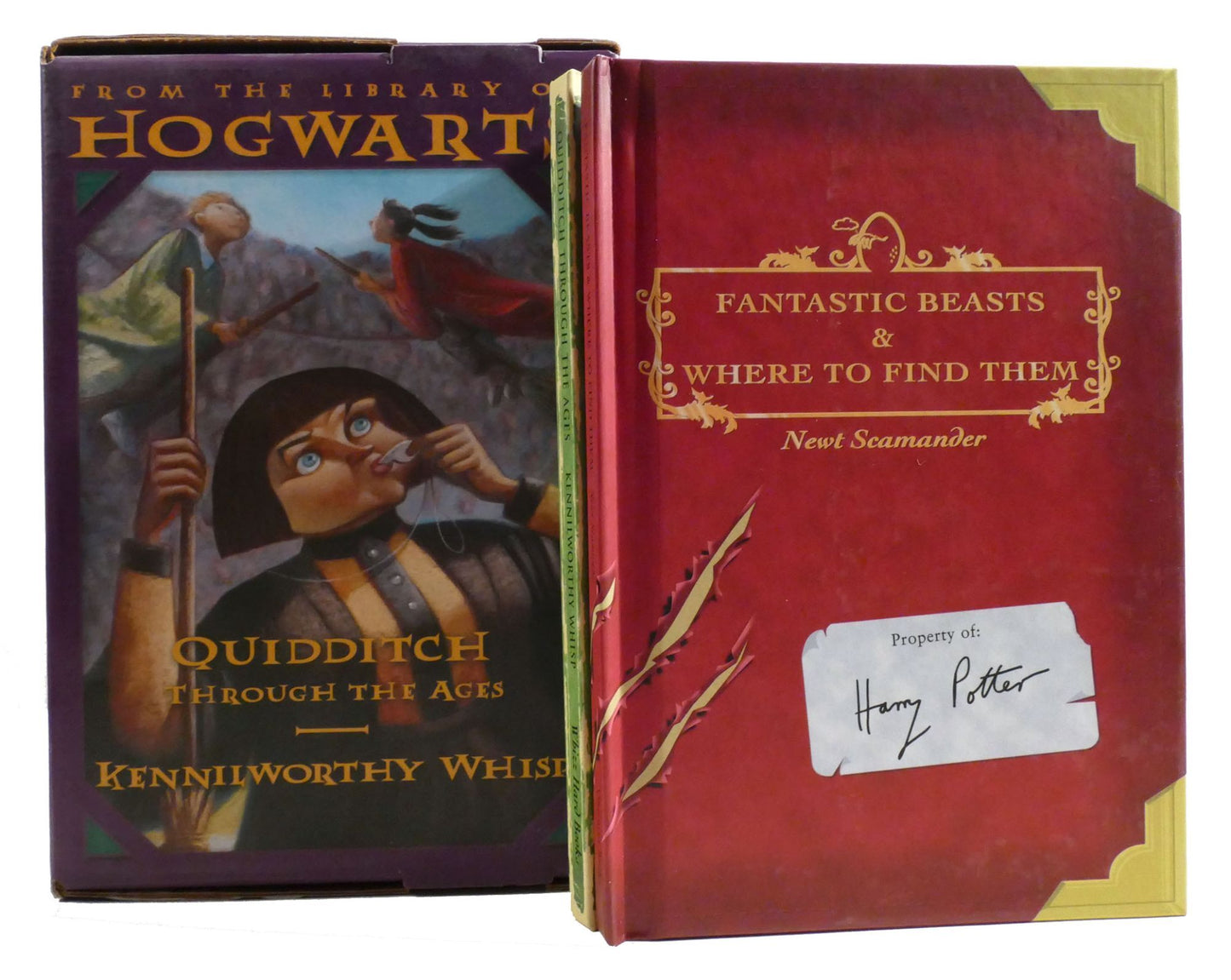 Harry Potter Schoolbooks: Fantastic Beasts and Where to Find Them / Quidditch Through the Ages by J.K. Rowling *Box Set