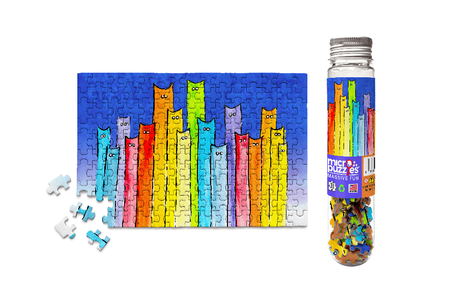 A Pride of Cats Mini Jigsaw Puzzle