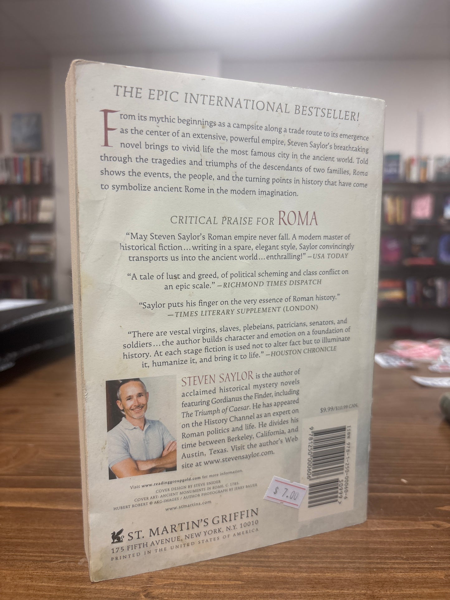 Roma: The Novel of Ancient Rome by Steven Saylor