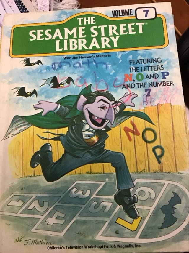 The Sesame Street Library Volume 7; Featuring the letters N,O, and P and the number 7 by Michael Frith