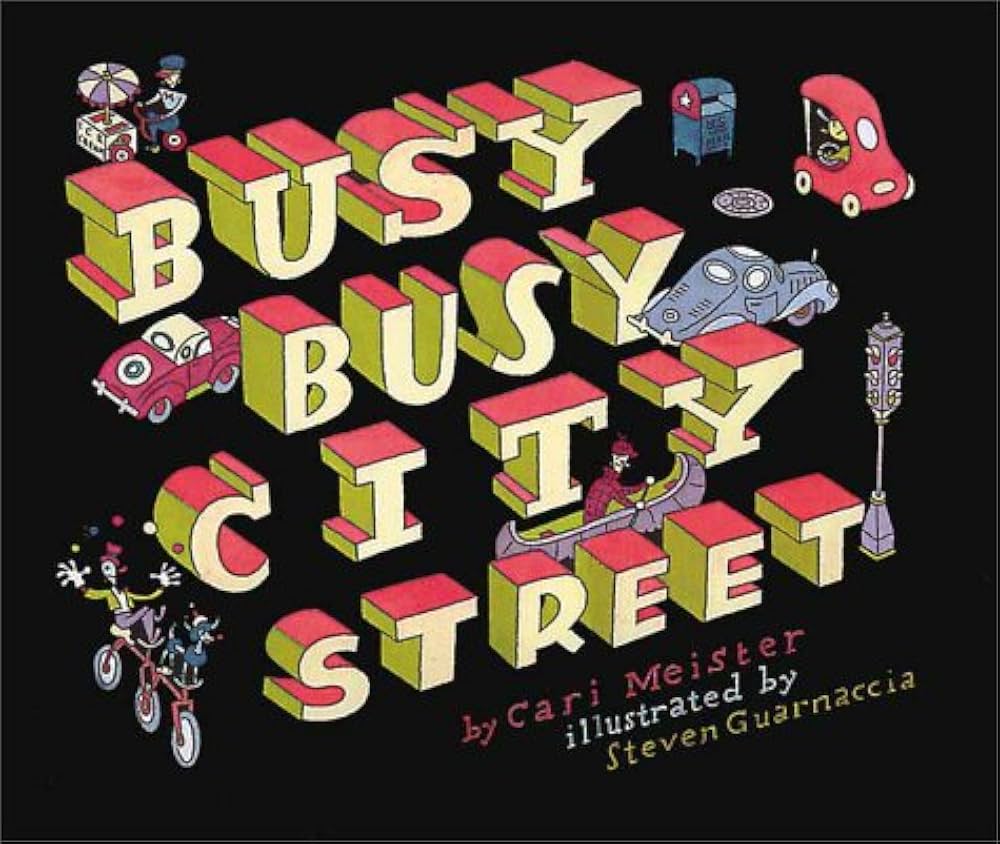 Busy, Busy City Street by Cari Meister