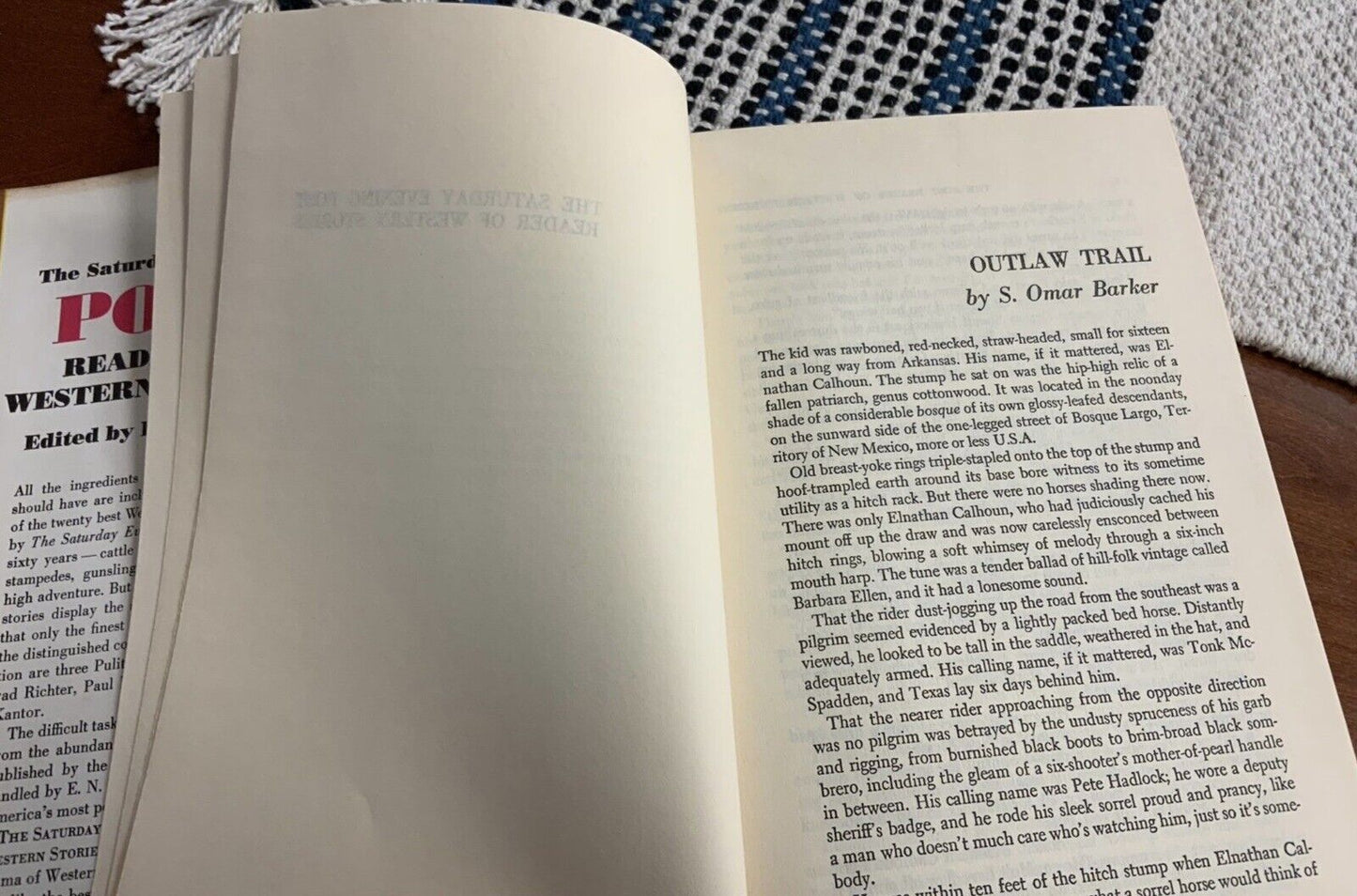 The Saturday Evening Post Reader of Western Stories 1960 HC multiple authors
