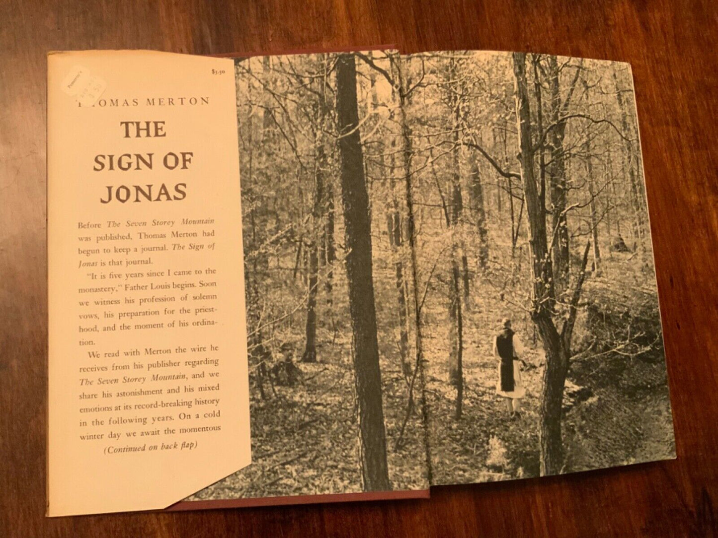 Thomas Merton The Sign of Jonas First Edition Hardback 1953