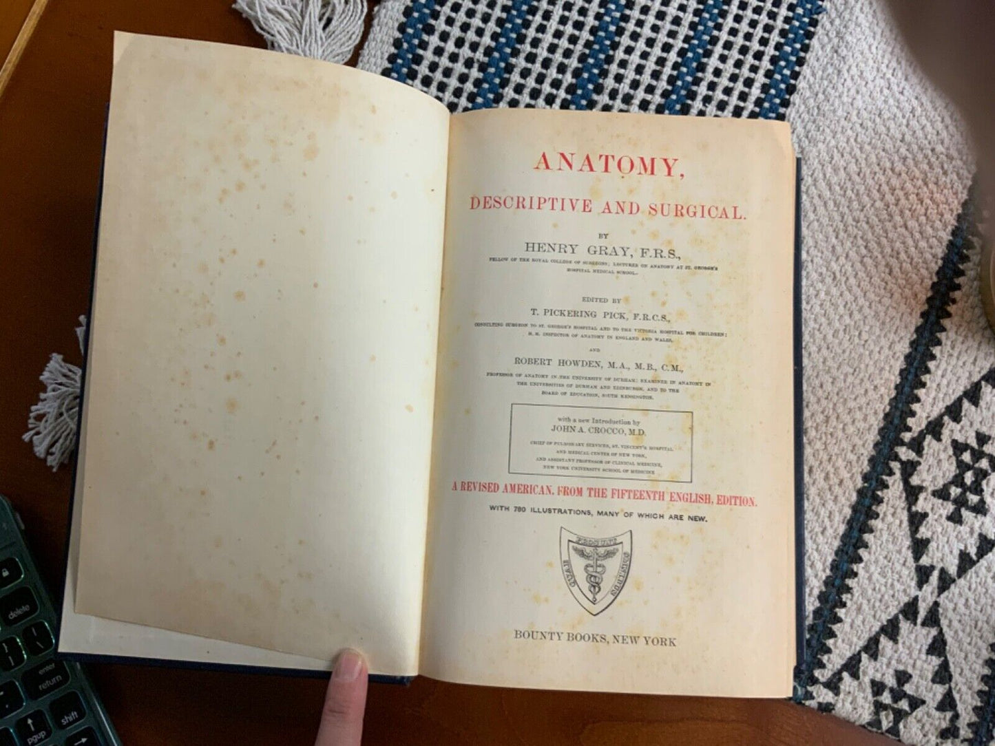 Henry Gray & John A. Crocco GRAY'S ANATOMY Classic Collector's Edition 2nd Print