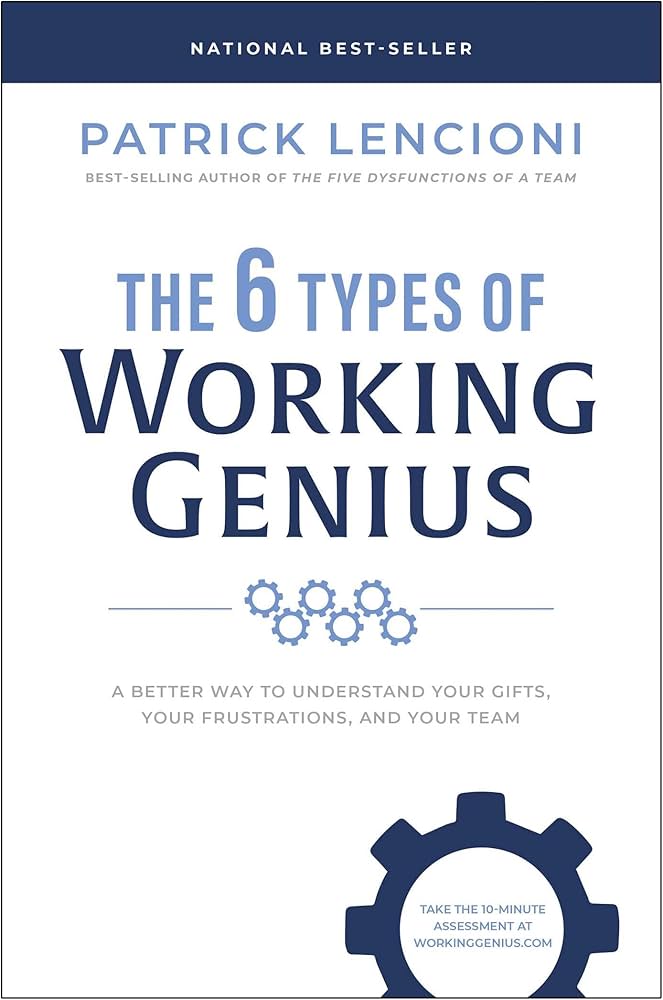 The 6 Types of Working Genius by Patrick M. Lencioni