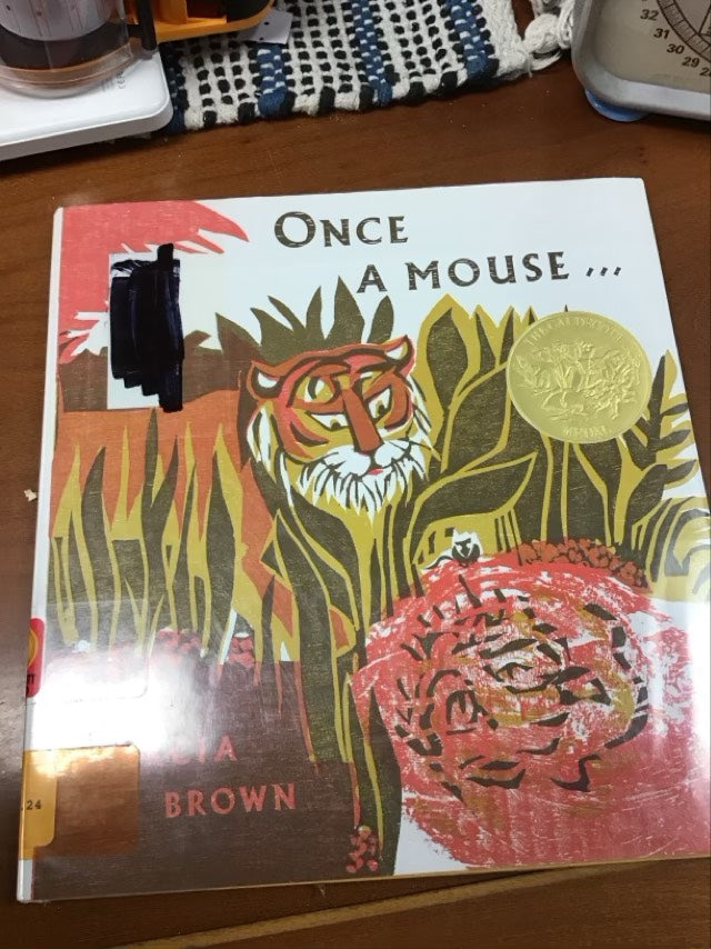 Once a Mouse... by Marcia Brown * Ex Library Book