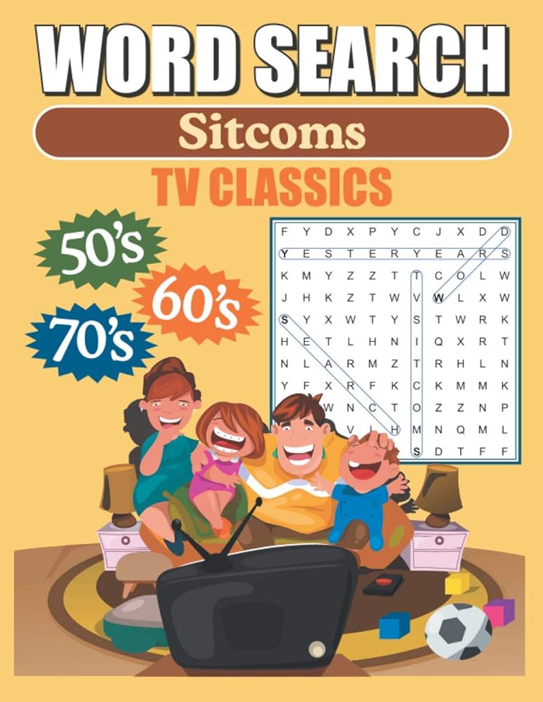 Word Search Sitcoms TV Classics: Large Print Word Find Puzzles by Greater Heights Publishing
