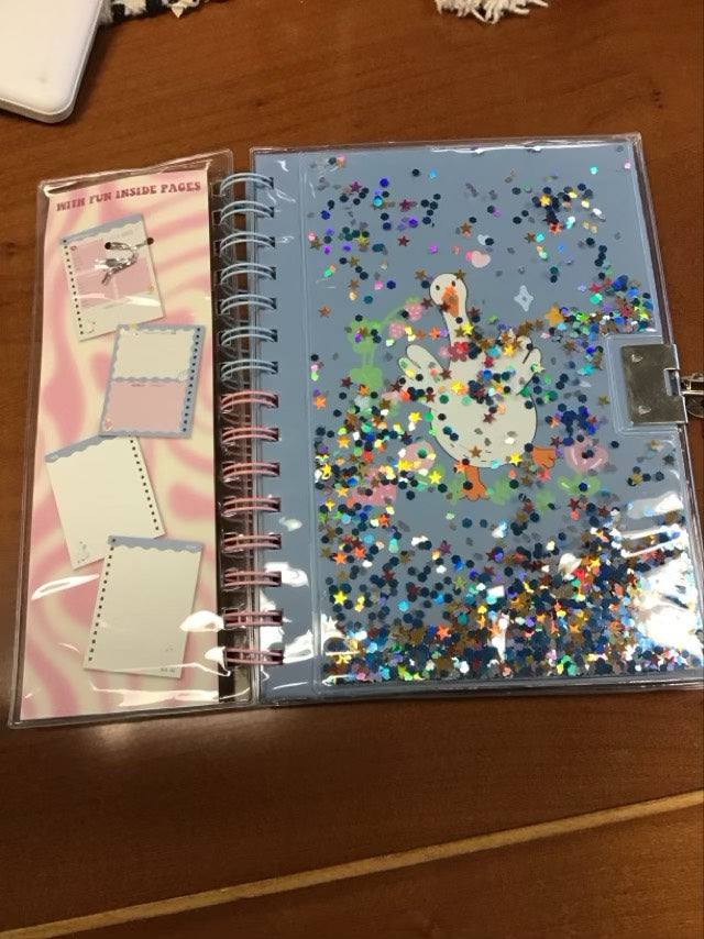 Glitter Journal With Fun Bracelet by Unknown
