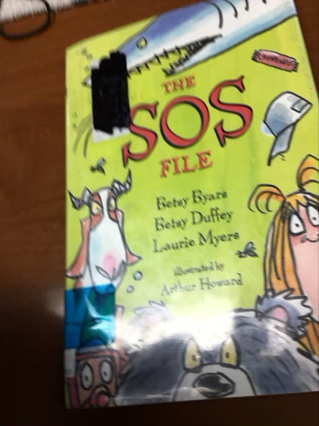The SOS File by Betsy Byars * Ex Library Book