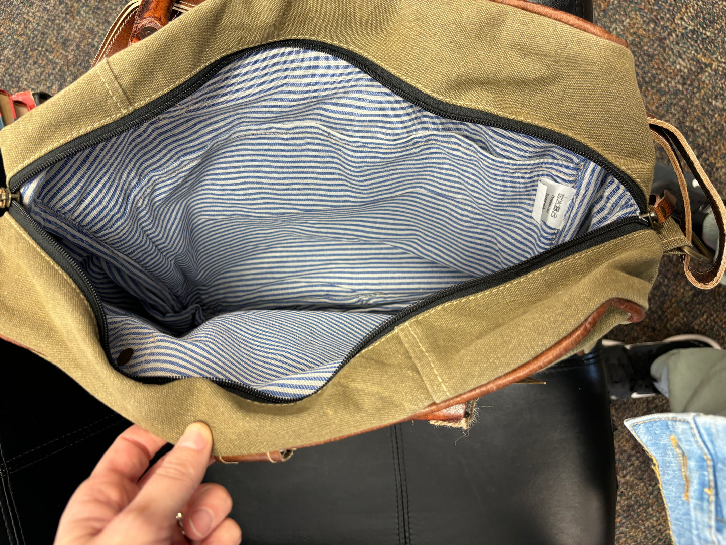 Green Bicycle Messenger Bag