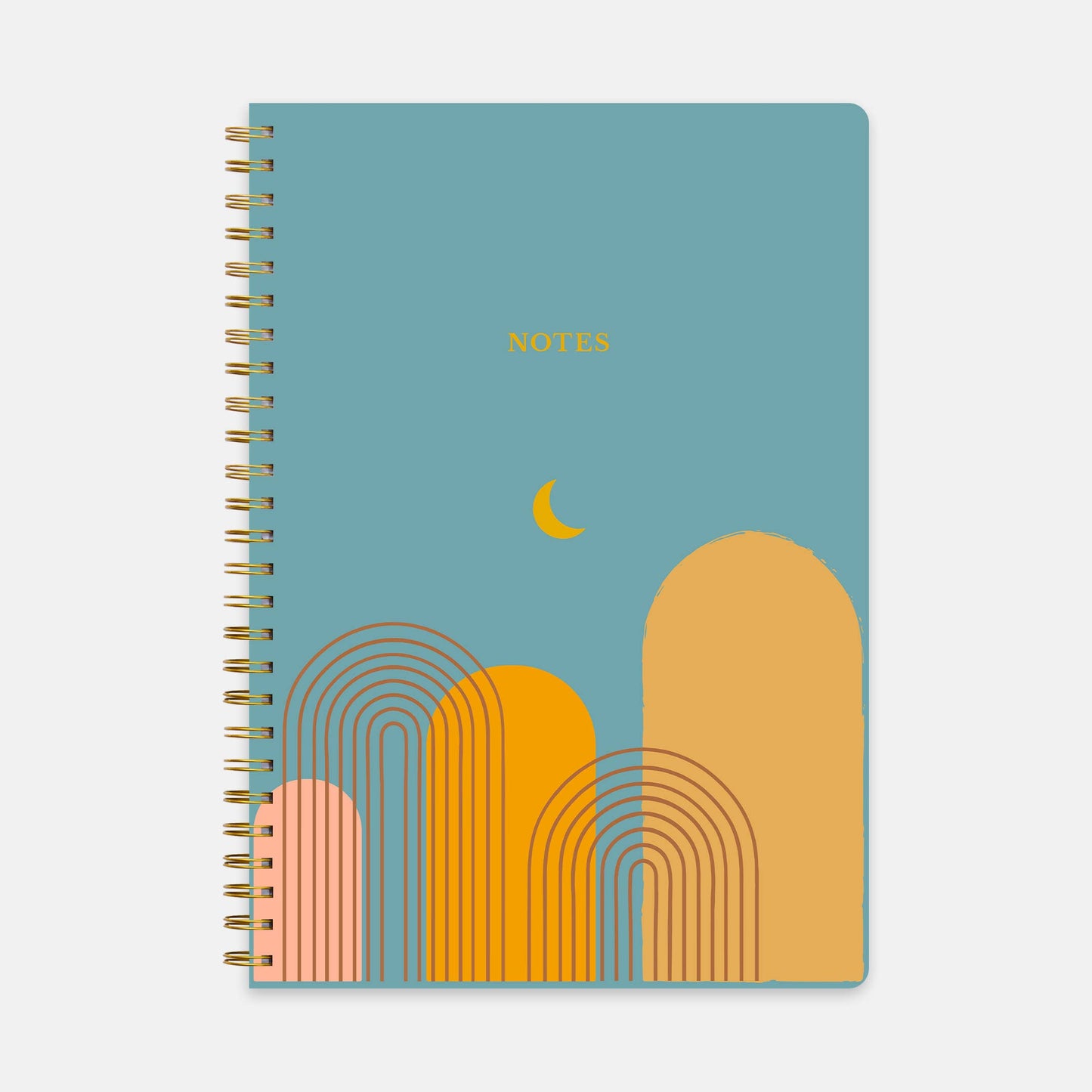 Gold Spiral Notebooks