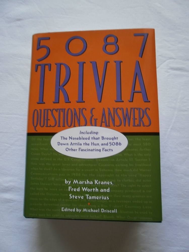 5087 Trivia Questions & Answers by Marsha Kranes