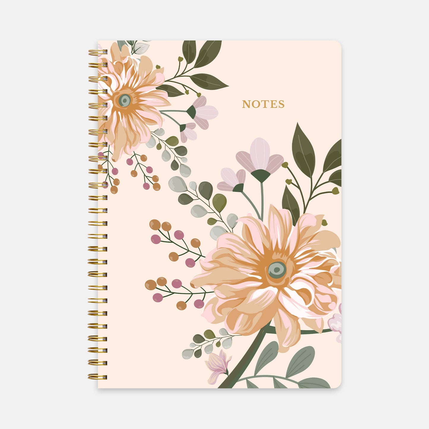 Gold Spiral Notebooks