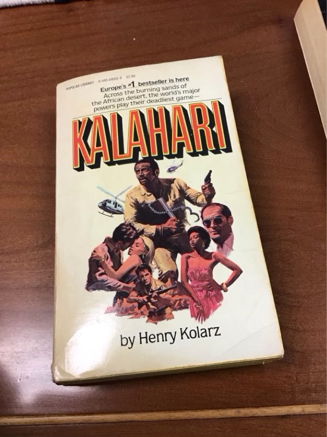 Kalahari* Stain On Back Cover
