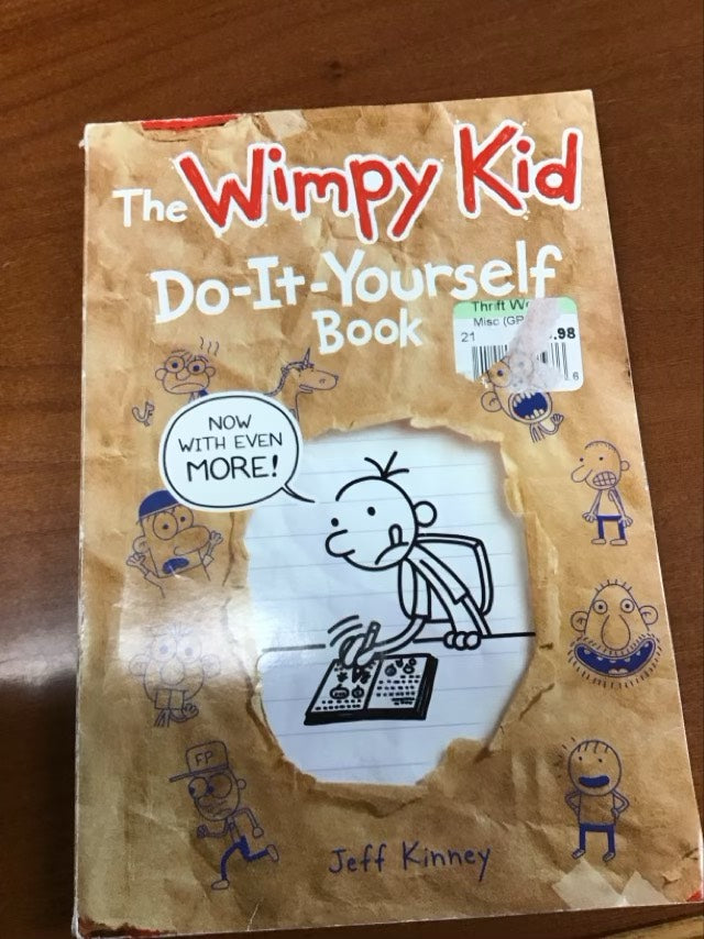 The Wimpy Kid Do-It-Yourself Book by Jeff Kinney