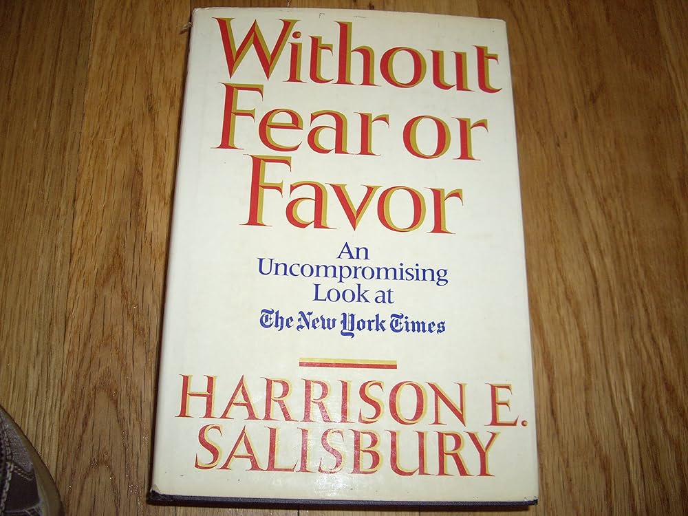 Without Fear Or Favor by Harrison Evans Salisbury