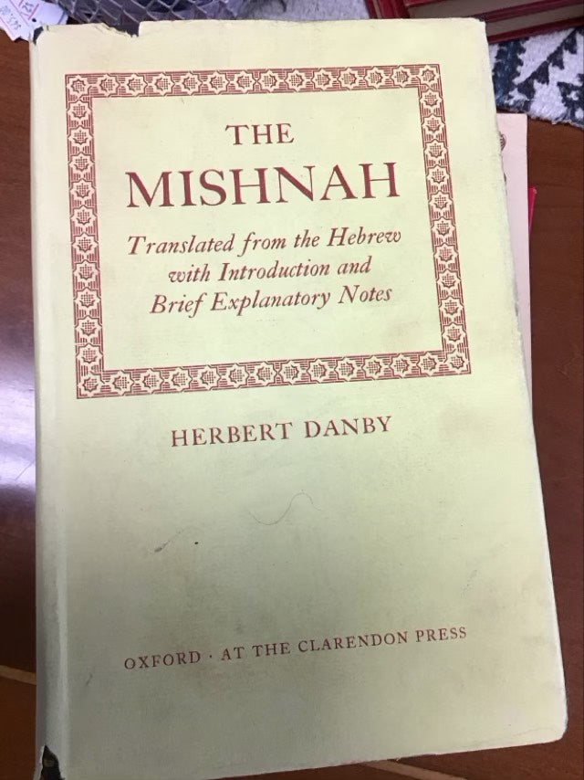 The Mishnah by Herbert Danby