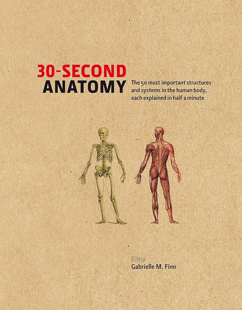 30-Second Anatomy (The 50 most important structures and system in the body, each explained in half a minute.) by Gabrielle M. Finn