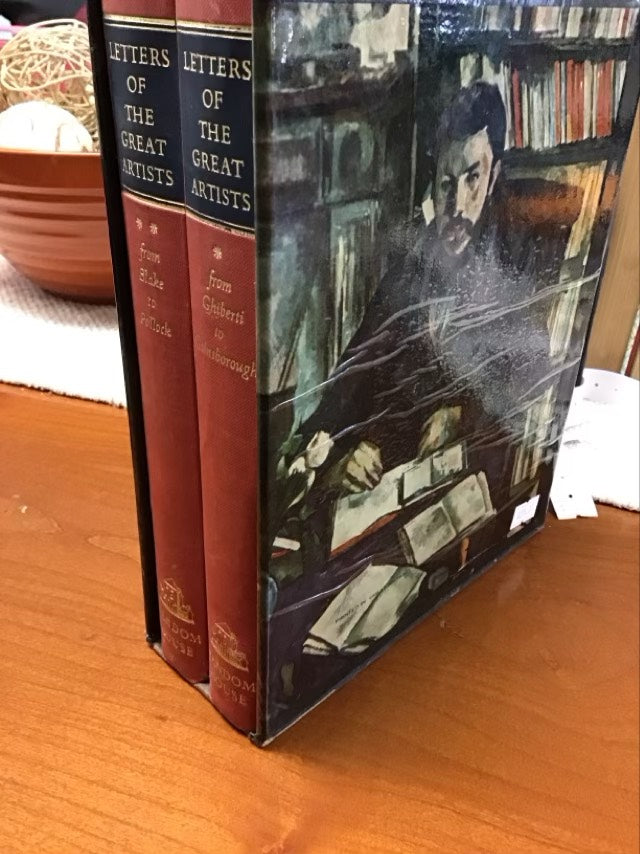 Letters of the Great Artists 2 Book Set With Decorative Dust Sleeve by Richard Friedenthal