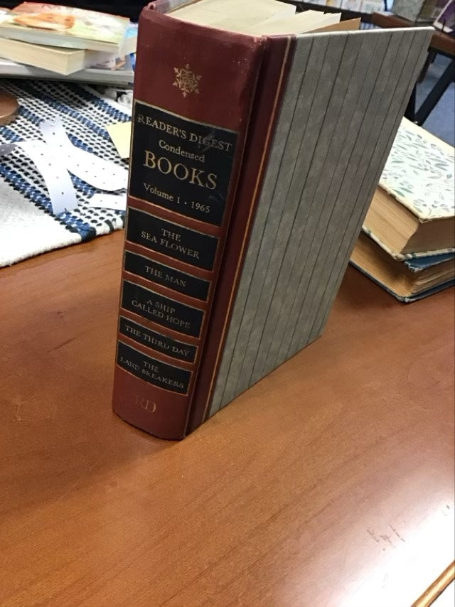 Reader's Digest Condensed Books; The Sea Flower, The Man, A Ship Called Hope, The Third Day, The Land Breakers- Volume 1, 1965* First Edition