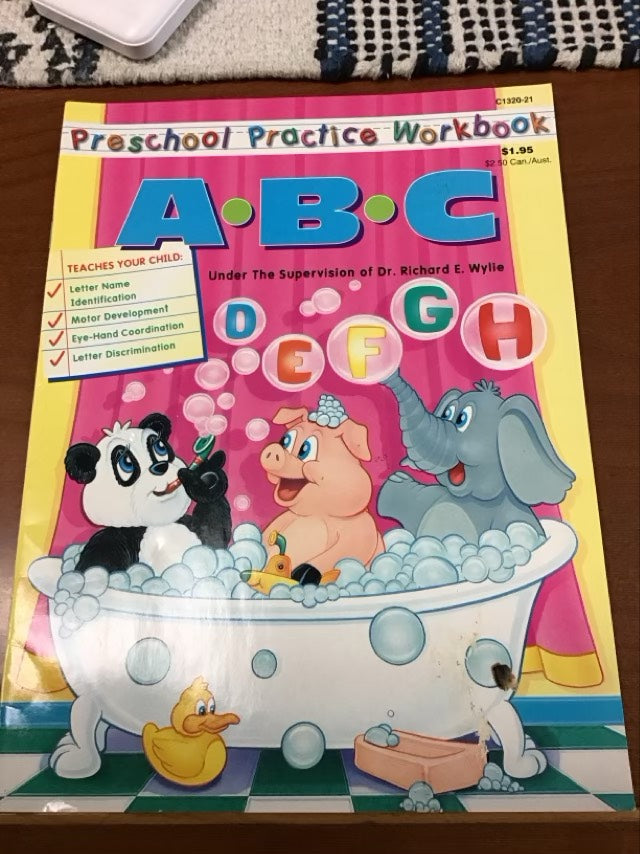 Preschool Practice Book ABC