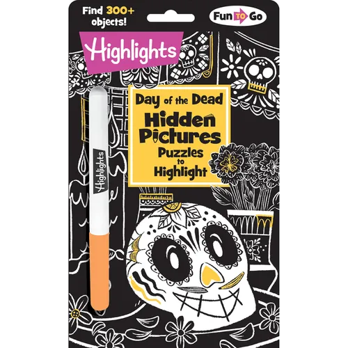 Day of the Dead Hidden Pictures Puzzles to Highlight: Día de Los Muertos Coloring Activities for Kids 6 and Older with Over 300 Objects to Find