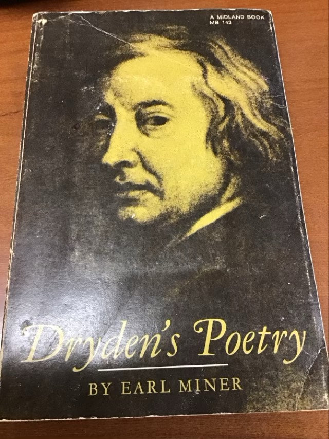 Dryden's Poetry by Earl Miner