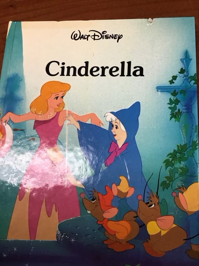 Cinderella by Walt Disney Productions * Small Ding On Top Of Book Cover