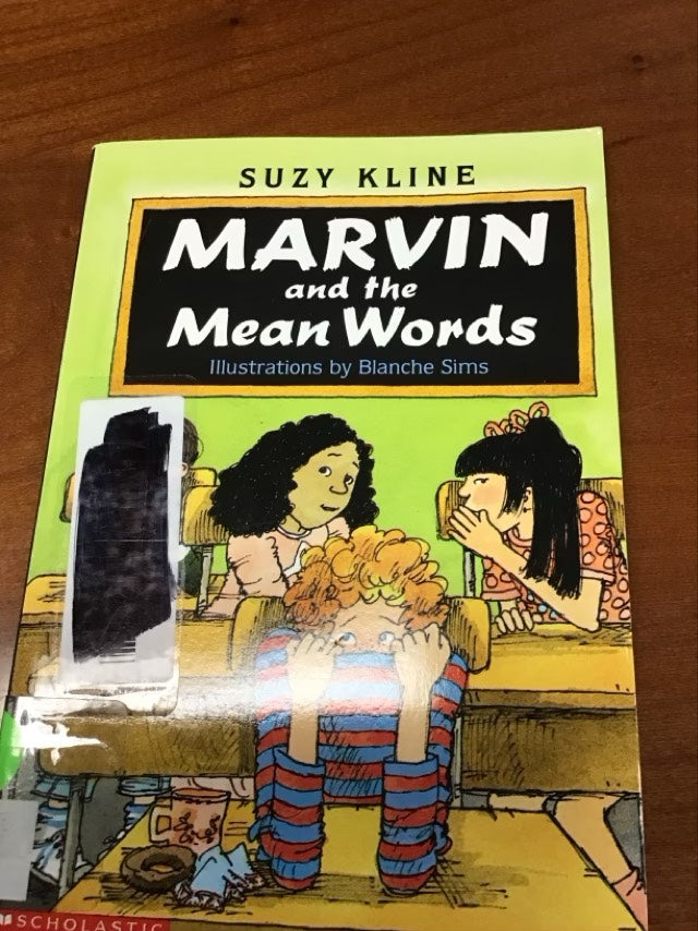 Marvin and the Mean Words by Suzy Kline *Ex Library Book