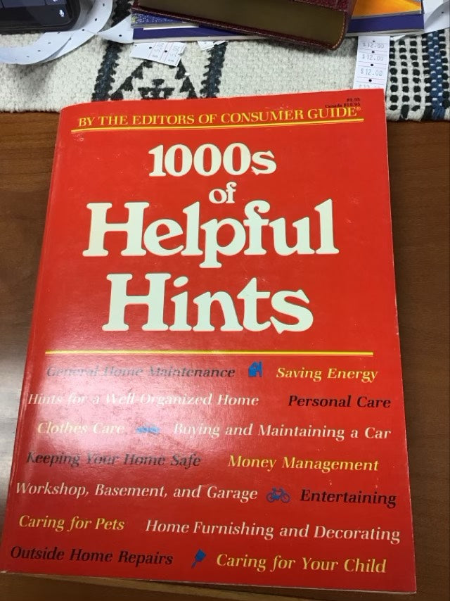 1000 Helpful Hints by Rh Value Publishing