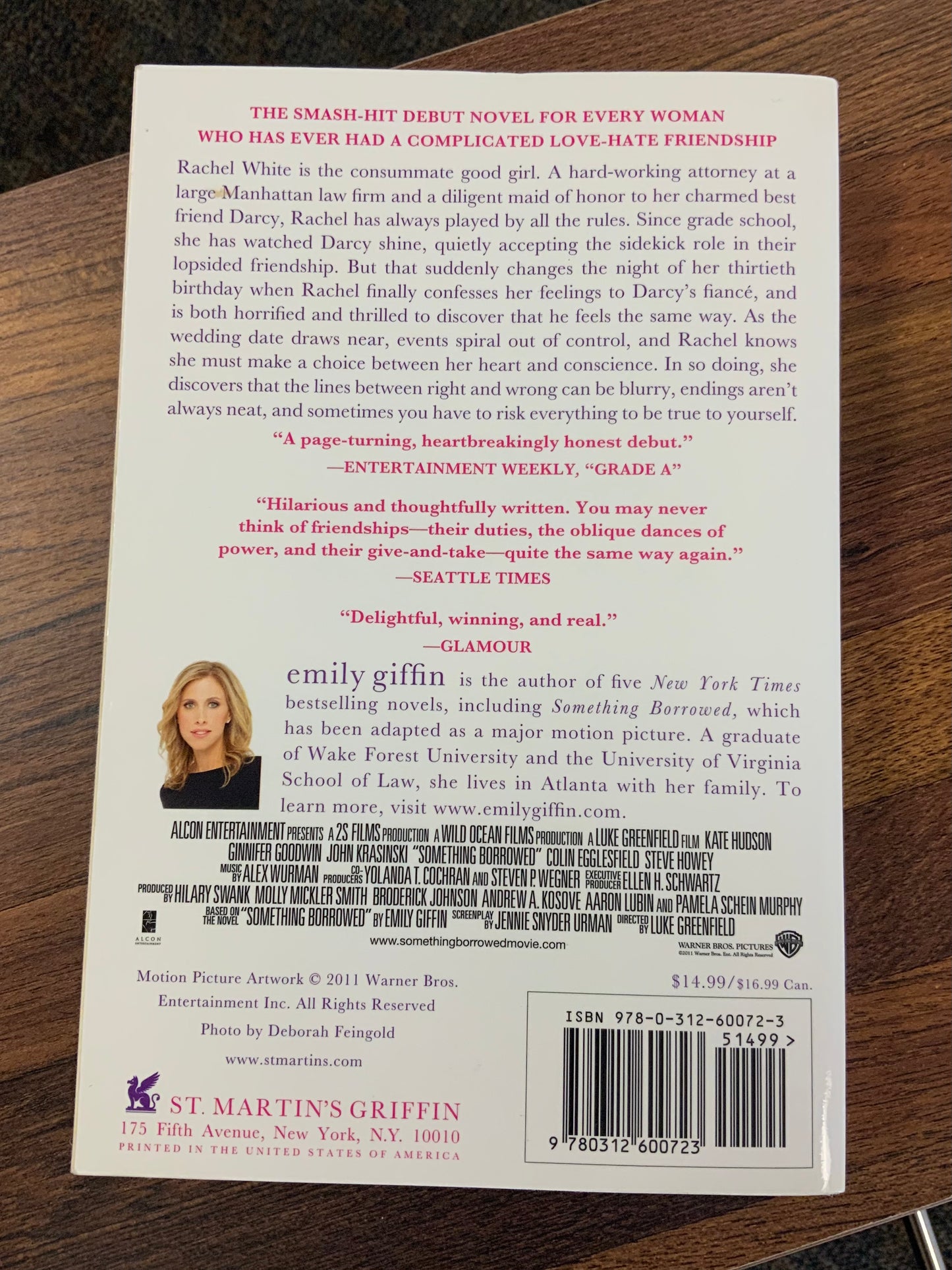 Something Borrowed by Emily Griffin