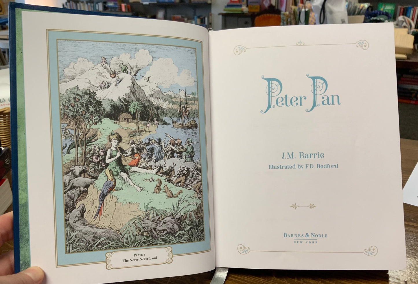 Peter Pan Leather Bound 2014 B&N edition by J.M. Barrie