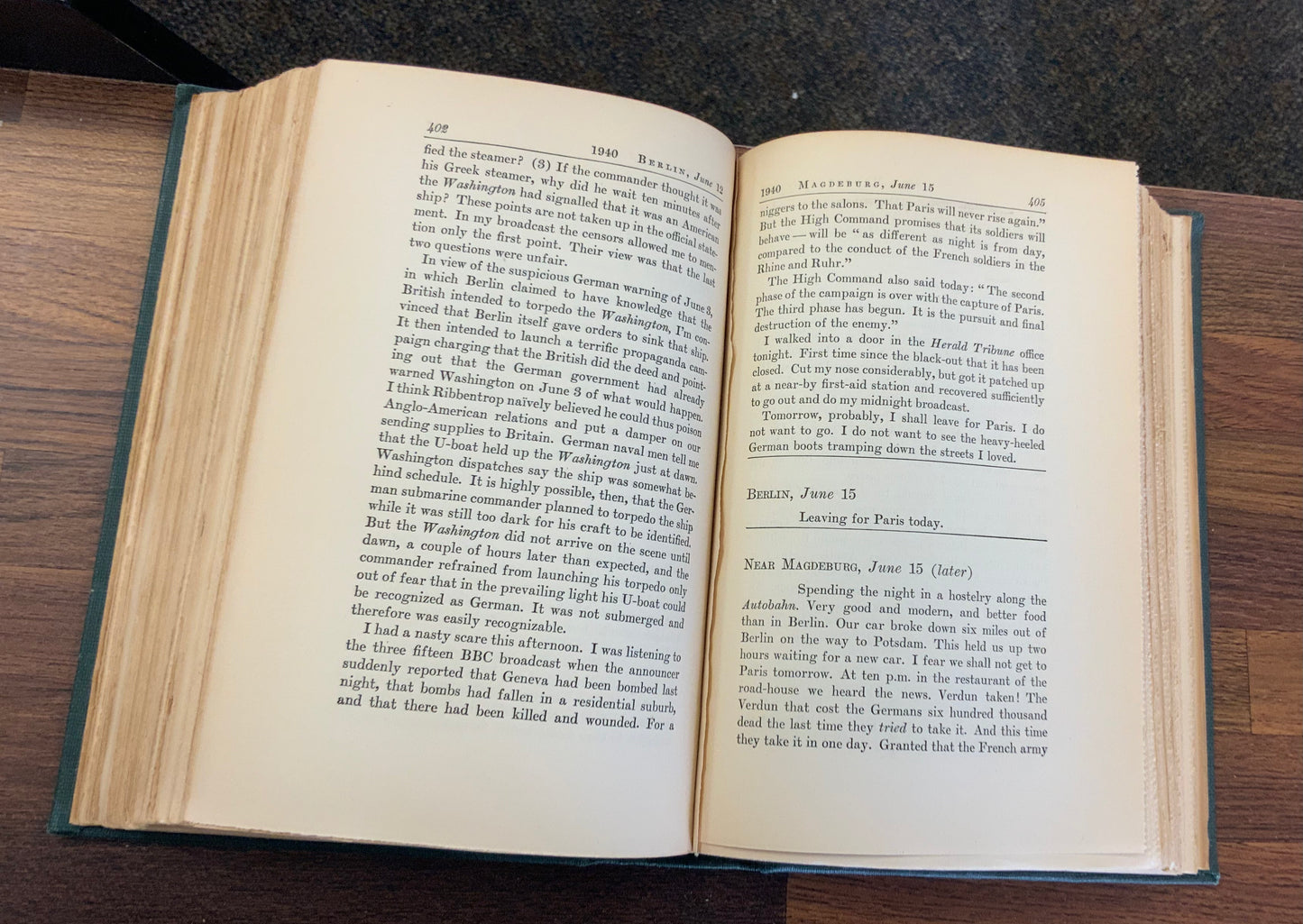 Berlin Diary: the Journal of a Foreign Correspondent 1934-1941 by William L Shirer