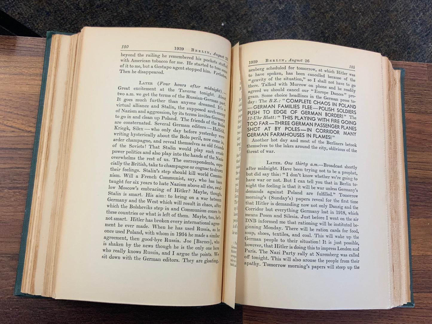 Berlin Diary: the Journal of a Foreign Correspondent 1934-1941 by William L Shirer