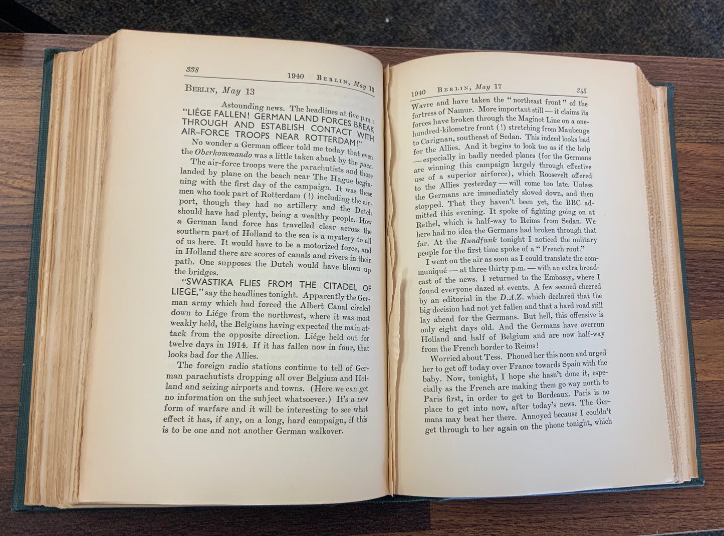 Berlin Diary: the Journal of a Foreign Correspondent 1934-1941 by William L Shirer