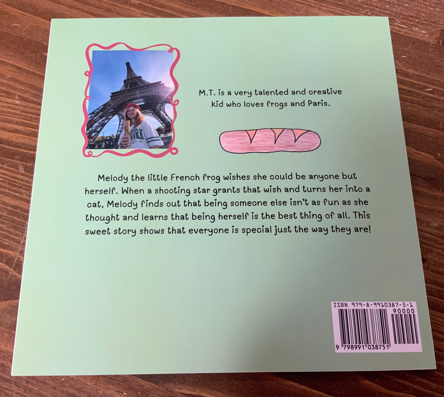 Melody the French Frog by M.T. and Ashley Donegan children’s book KC author