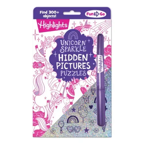 Unicorn Sparkle Hidden Pictures Puzzles: Find Over 300 Hidden Objects in This Unicorn-Themed Seek and Find Book for Kids 6 and Up