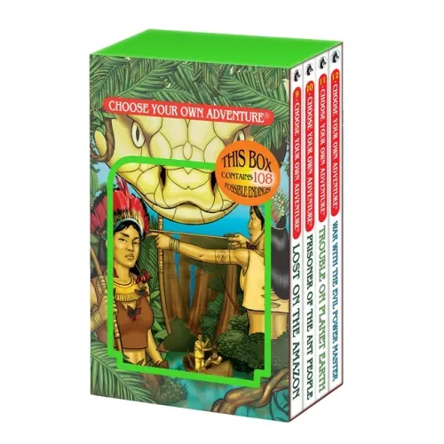 Choose Your Own Adventure 4-Book Boxed Set #3 (Lost on the Amazon, Prisoner of the Ant People, Trouble on Planet Earth, War with the Evil Power Master