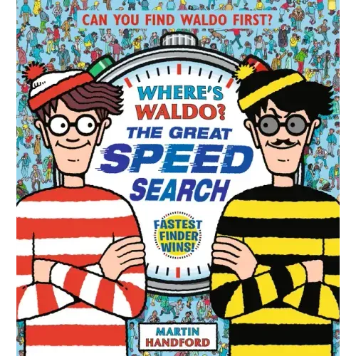 Where's Waldo?: The Great Speed Search: (A Hidden Object Activity Book That Lays Flat for Head-To-Head Competition with Friends & Family - A Perfect G