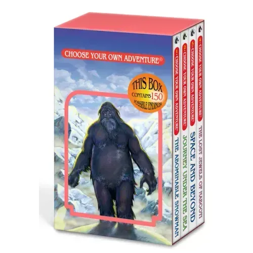 Choose Your Own Adventure 4-Book Boxed Set #1: Origin Four (the Abominable Snowman, Journey Under the Sea, Space and Beyond, the Lost Jewels of Naboot