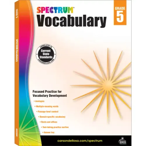 Spectrum Vocabulary, Grade 5: Volume 88