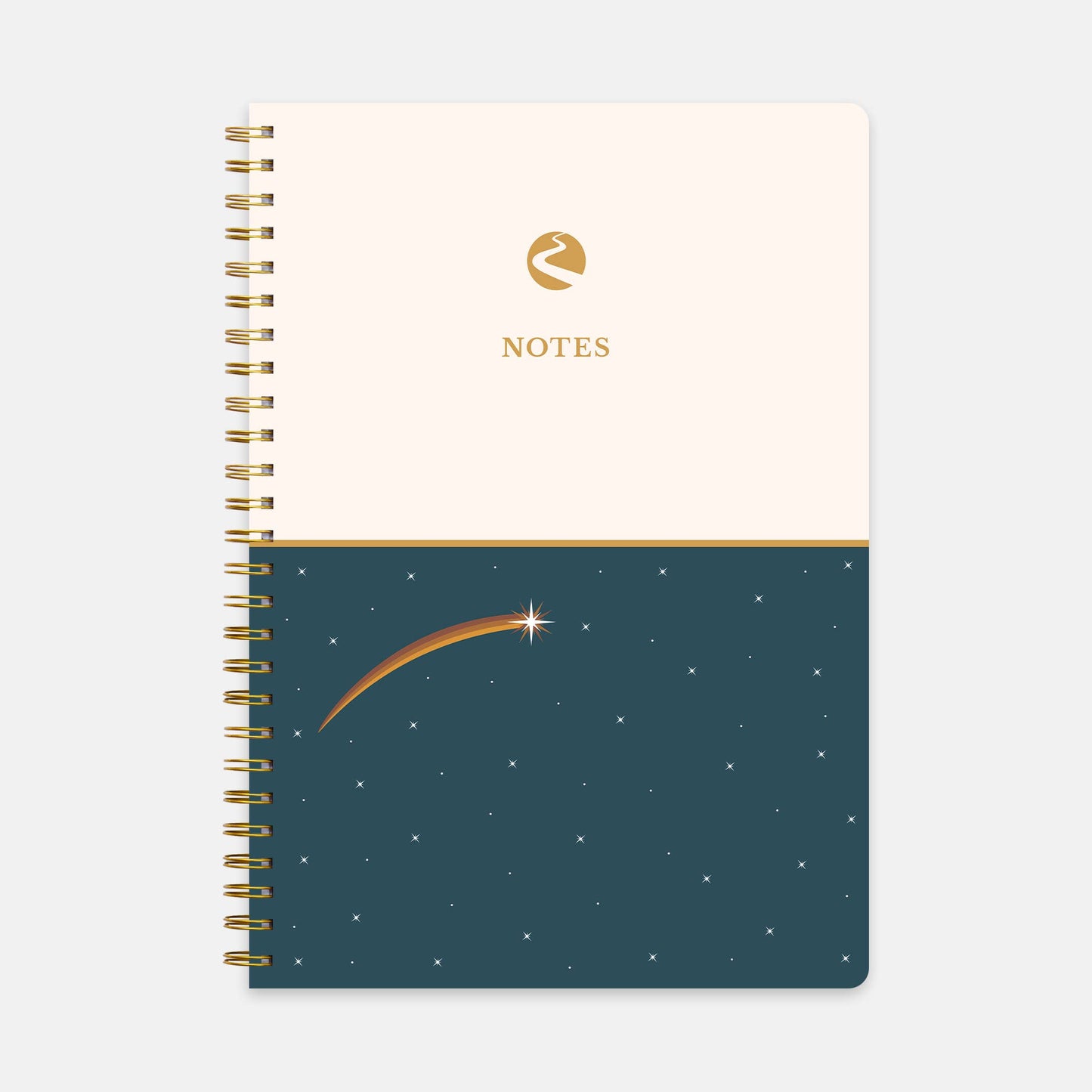 Gold Spiral Notebooks
