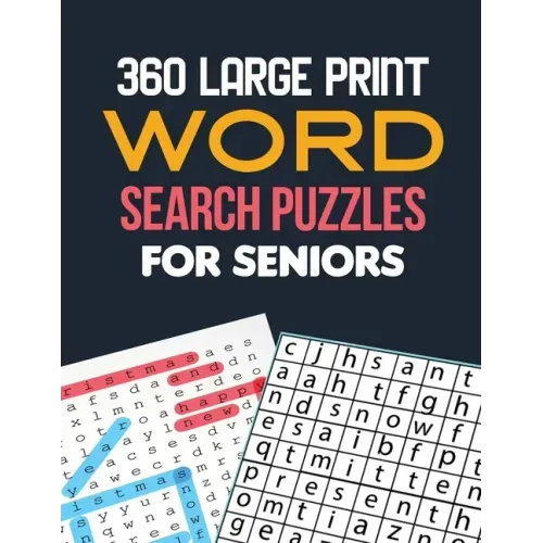 360 Large Print Word Search Puzzles for Seniors: Word Search Brain Workouts, Word Searches to Challenge Your Brain, Brian Game Book for Seniors in Thi