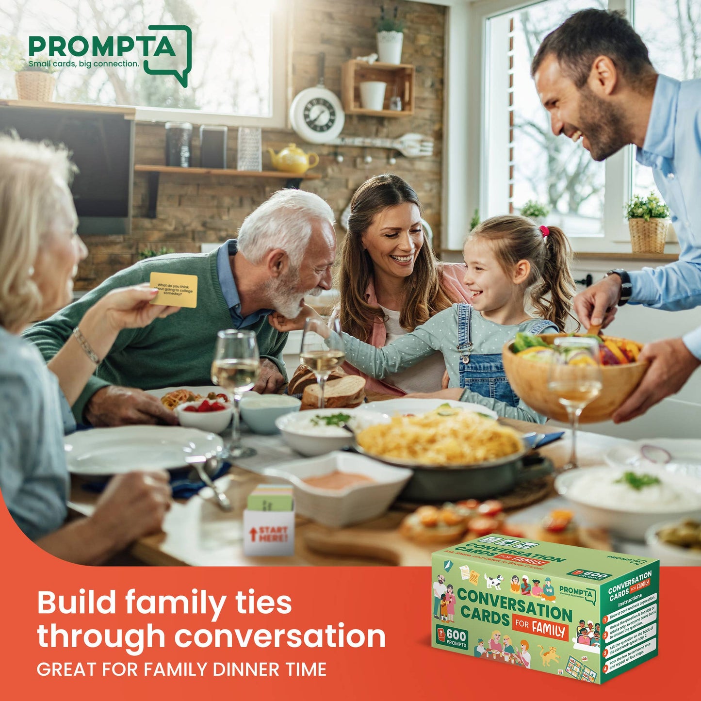 Conversation Cards for Family - 600 Conversation Starters