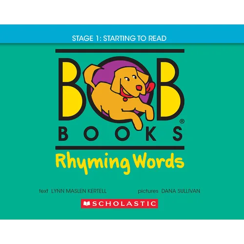 Bob Books - Rhyming Words Hardcover Bind-Up Phonics, Ages 4 and Up, Kindergarten (Stage 1: Starting to Read)